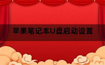 苹果笔记本U盘启动设置 苹果笔记本U盘启动设置-图片2